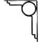 Ekena Millwork Maria Wrought Iron Bracket, (Single center brace), Antiqued Pewter 1 1/2"W x 10"D x 12"H BKTM01X10X12SMAAPW - alternate 3